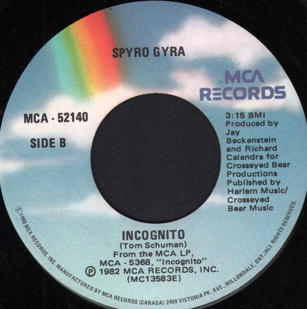 Spyro Gyra - Soho Mojo / Incognito - 7 Inch