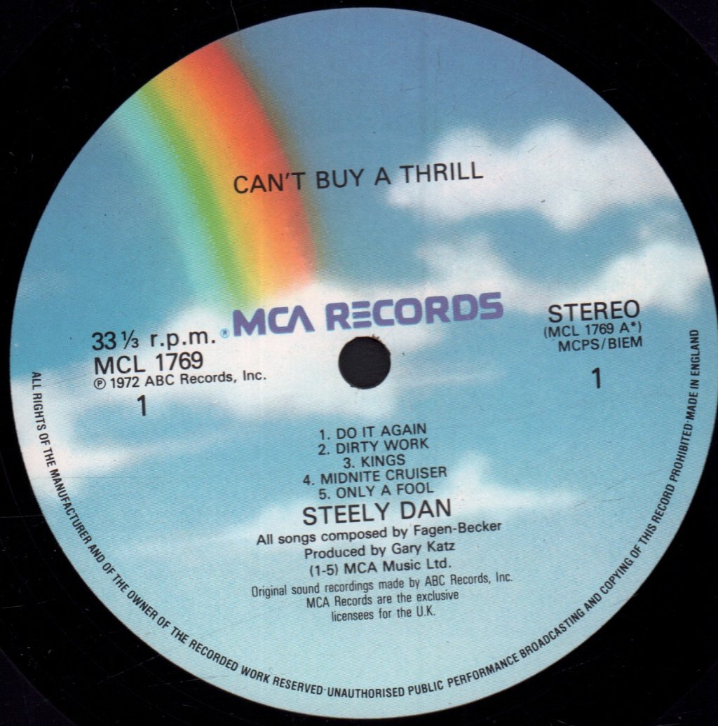 Steely Dan - Can't Buy A Thrill - Lp
