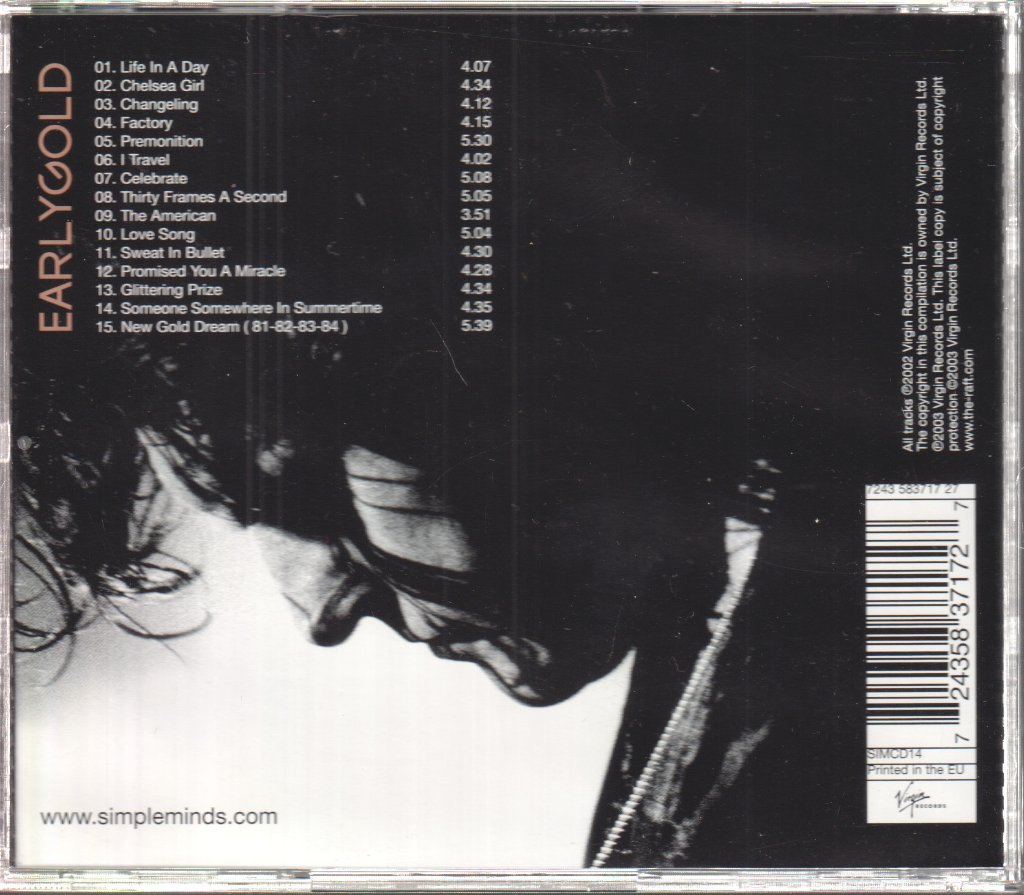 Simple Minds - Early Gold - Cd