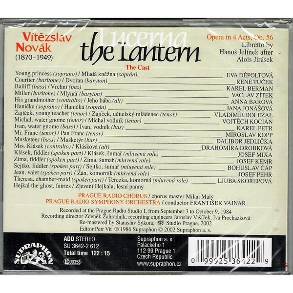 Prague Radio Symphony Orchestra, František Vajnar - Vítězslav Novák - Lucerna = The Lantern, Opera In 4 Acts - Cd Set