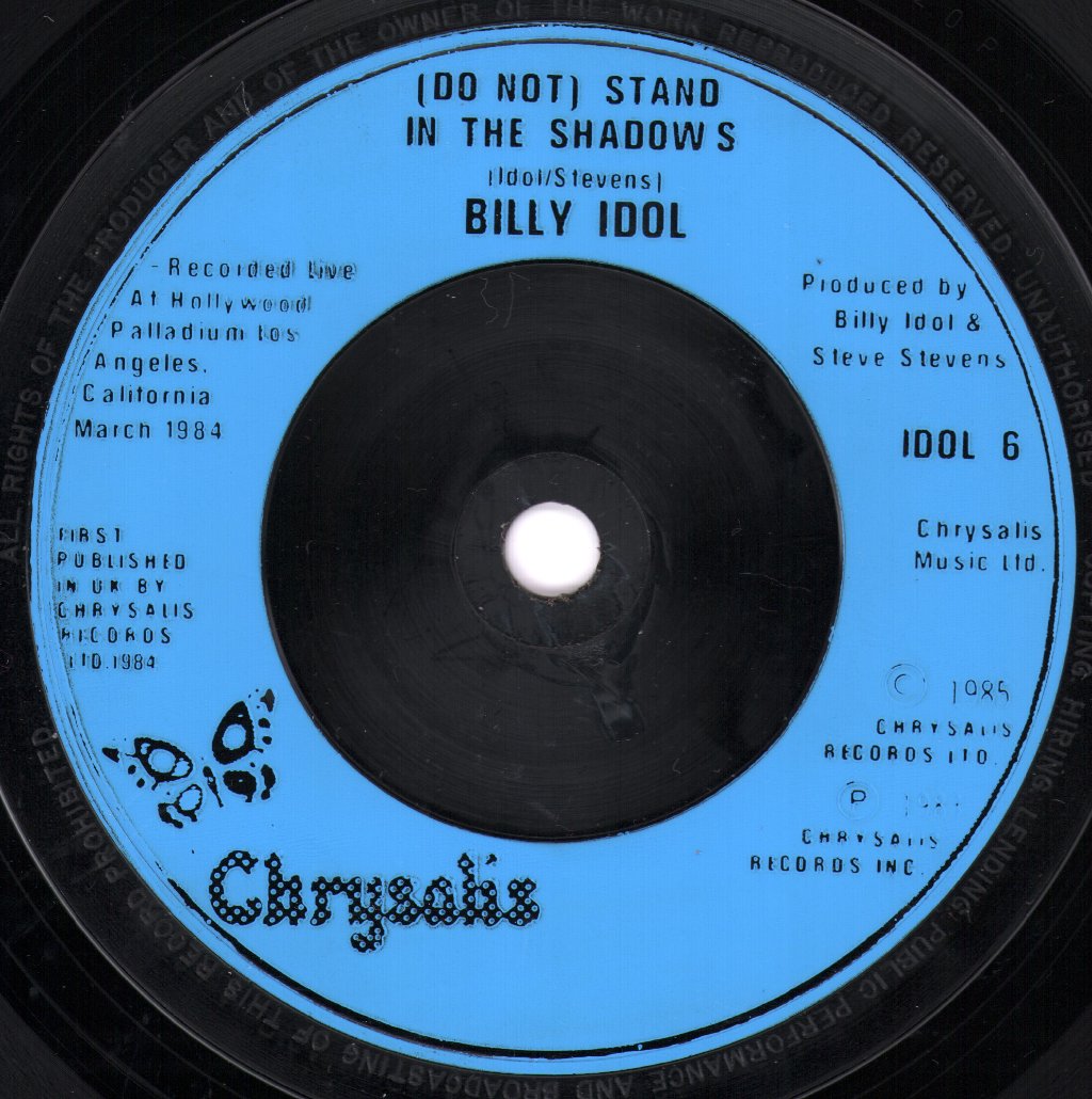 Billy Idol - Rebel Yell - 7 Inch