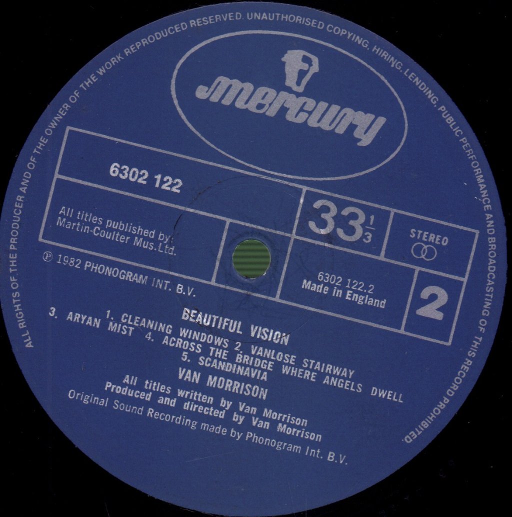Van Morrison - Beautiful Vision - Lp