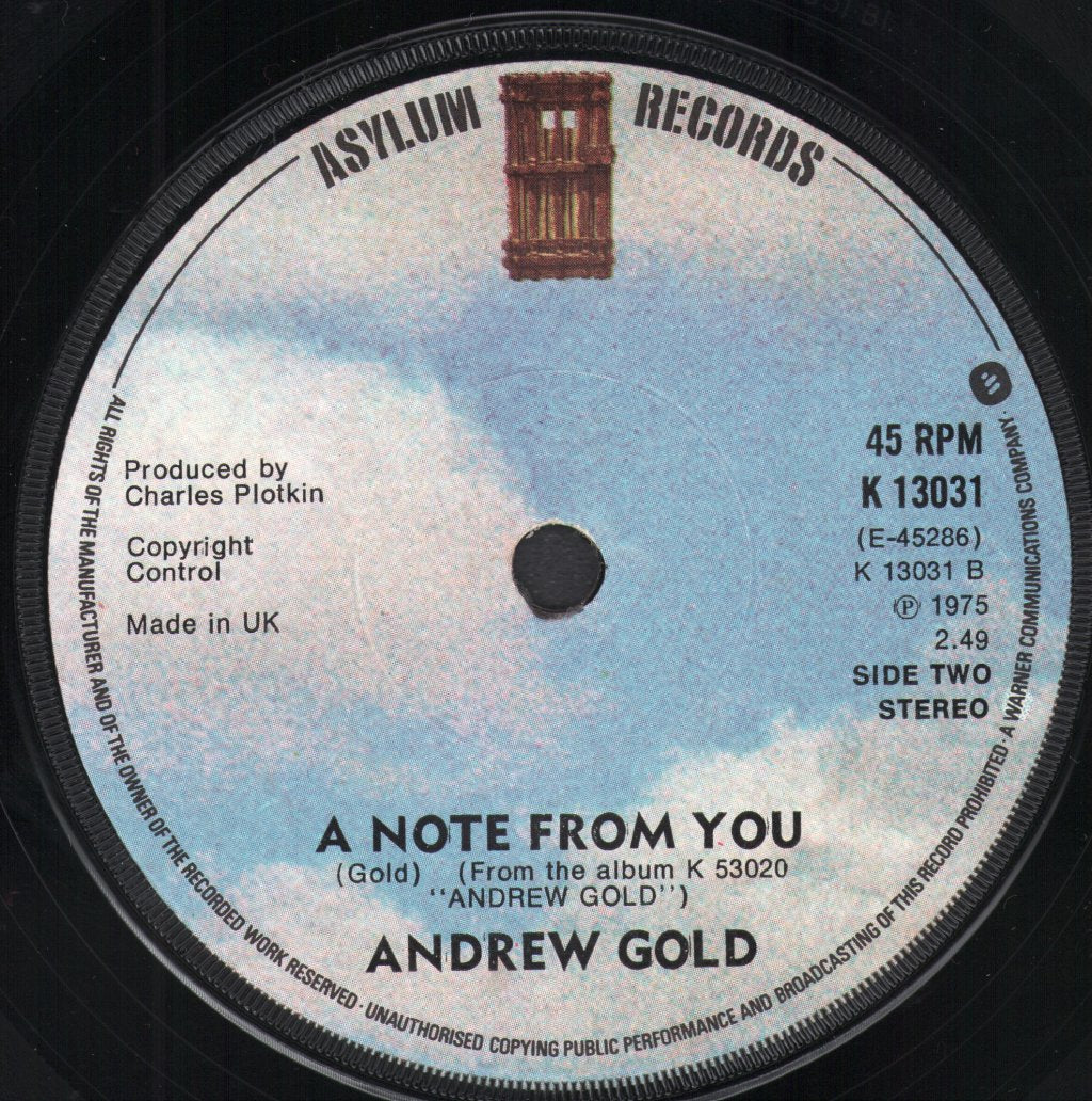 Andrew Gold - That's Why I Love You - 7 Inch