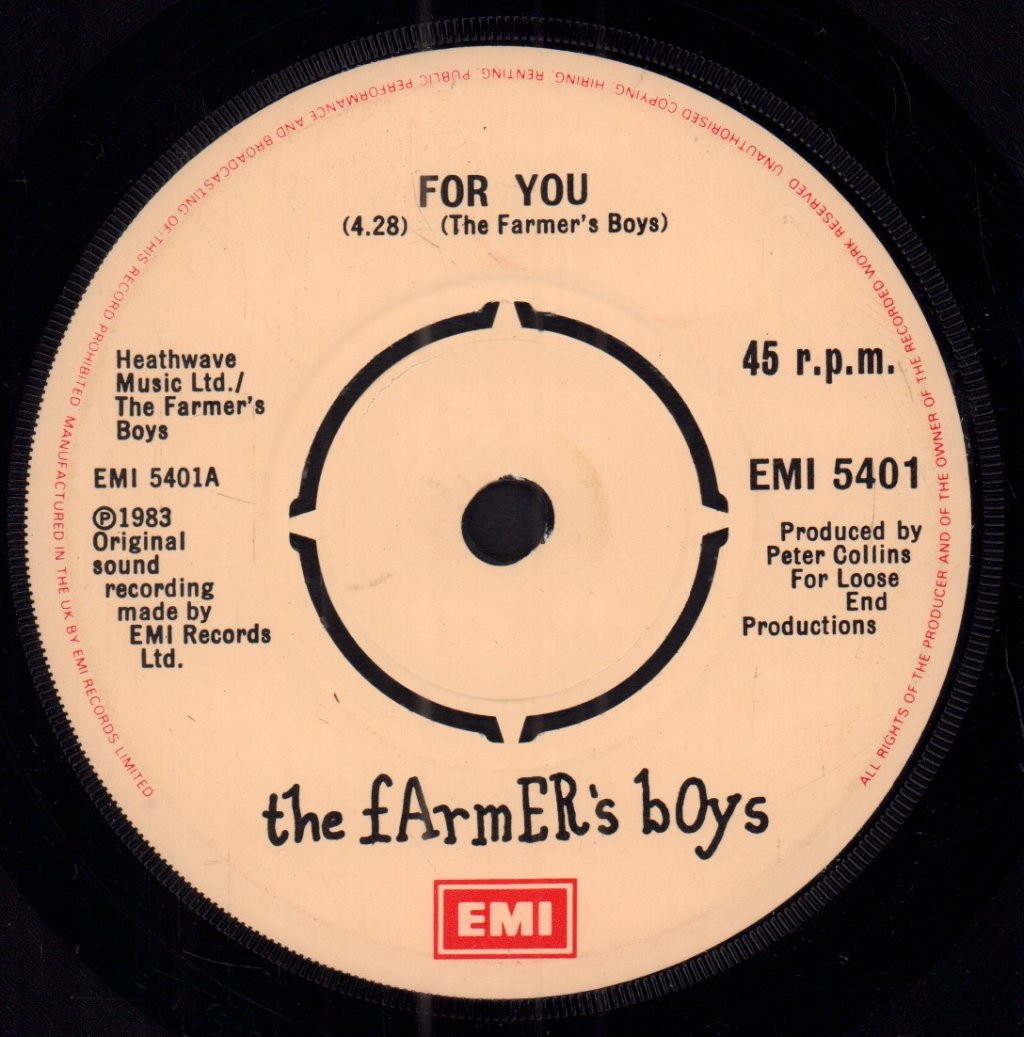 Farmer's Boys - For You - 7 Inch