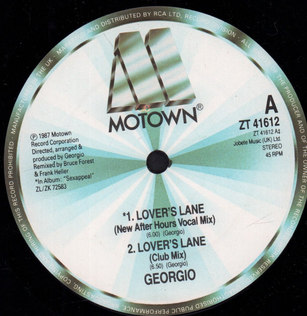Georgio - Lover's Lane - 12 Inch