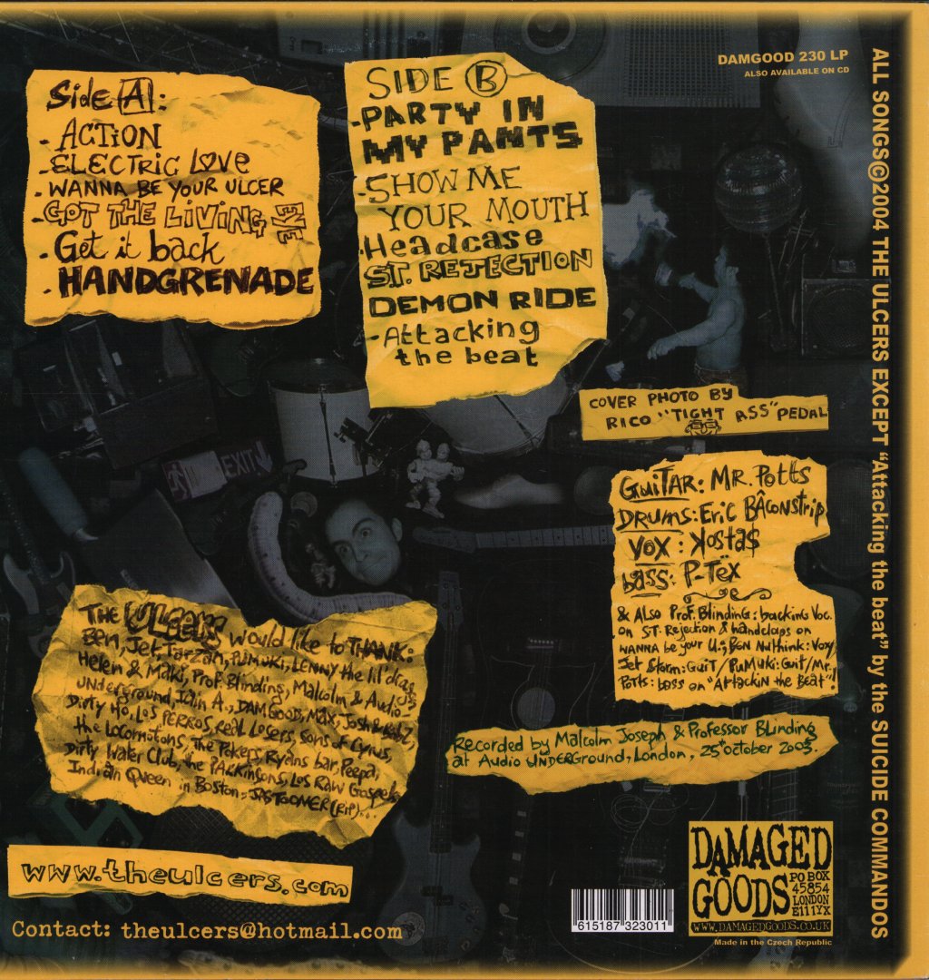 Ulcers - Hot Skin & Cold Ca$h - Lp