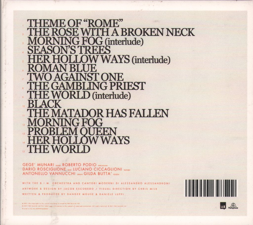 Danger Mouse And Daniele Luppi Present - Rome - Cd