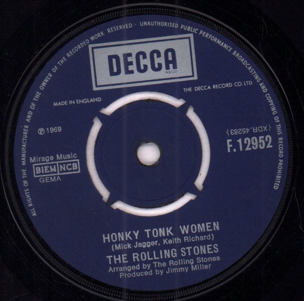 Rolling Stones - Honky Tonk Women - 7 Inch