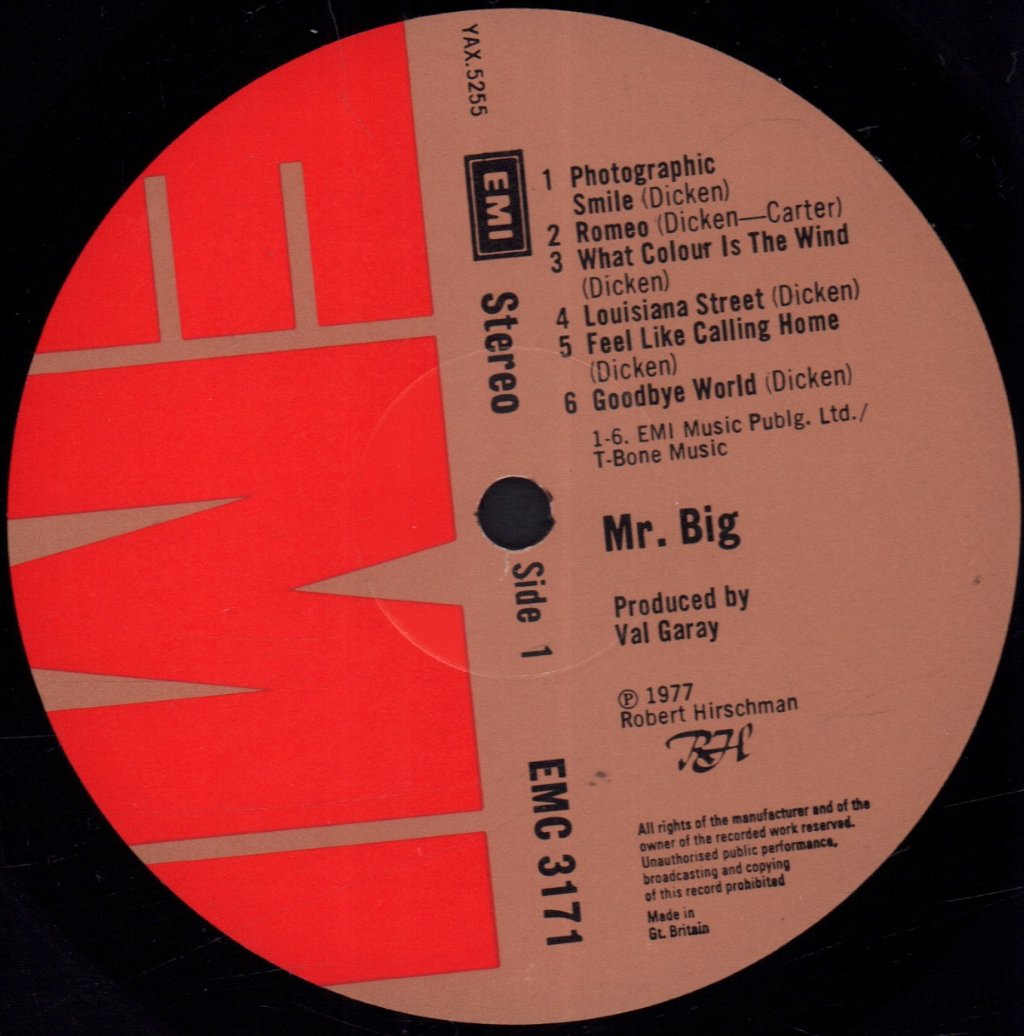 Mr Big (70'S Group) - Mr Big - Lp