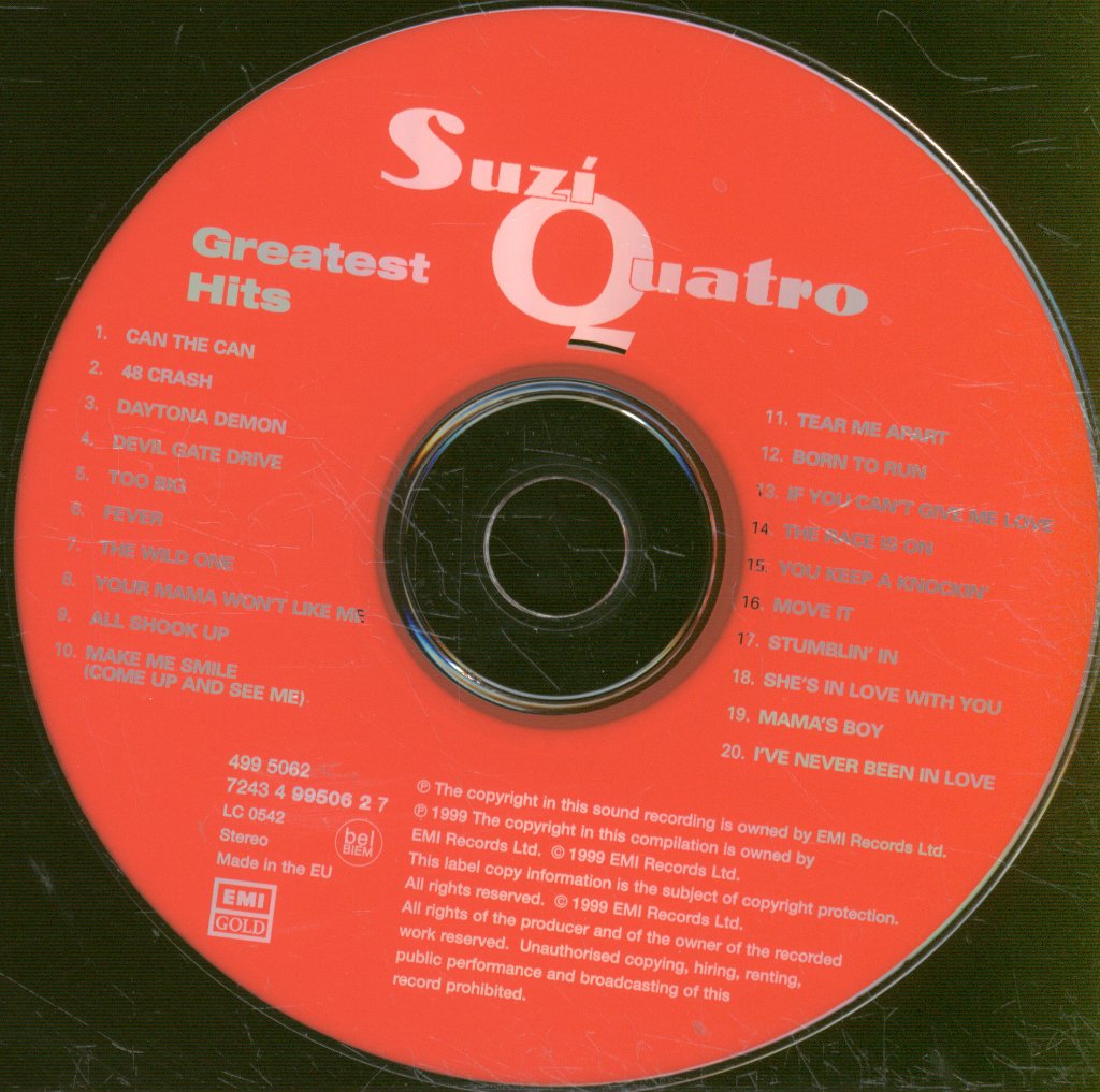 Suzi Quatro - Greatest Hits - Cd