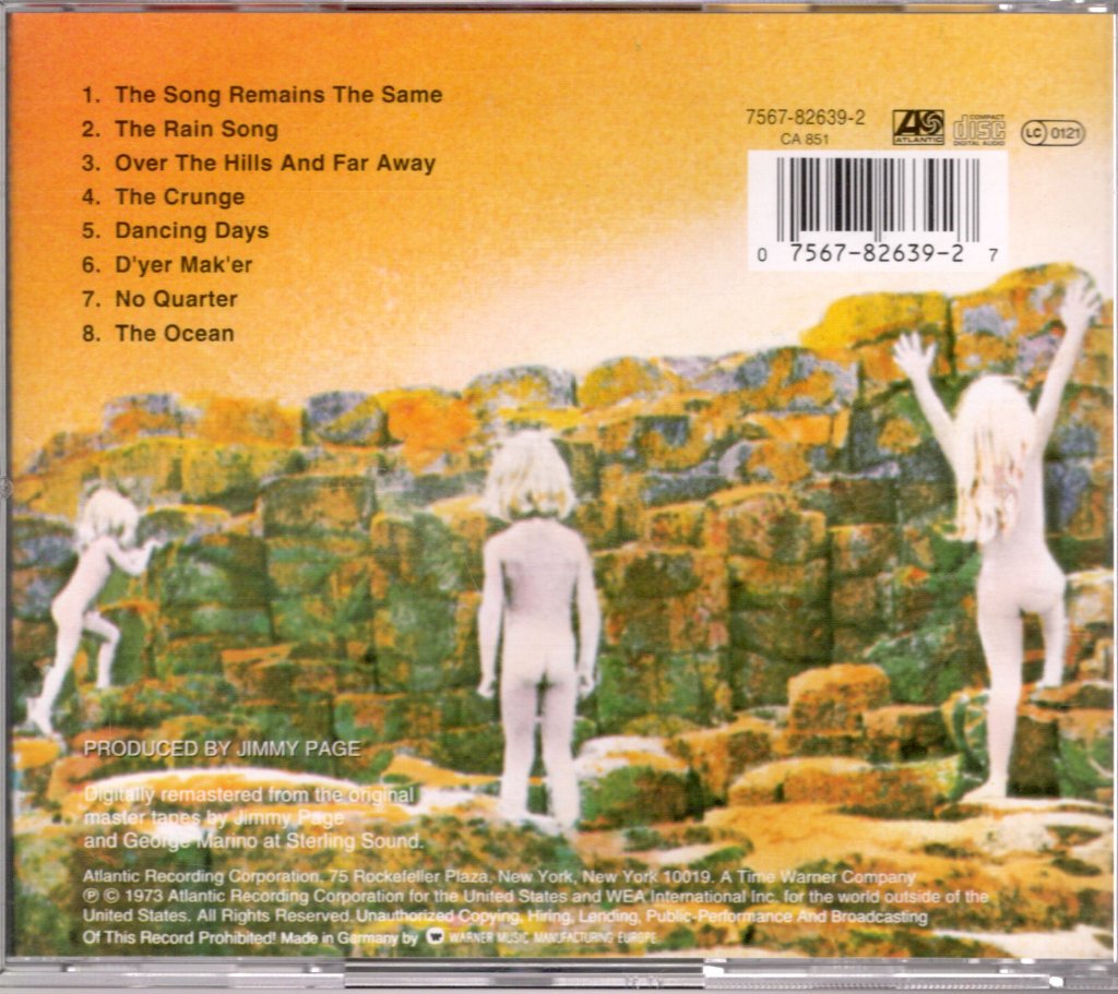 Led Zeppelin - Houses Of The Holy - Cd