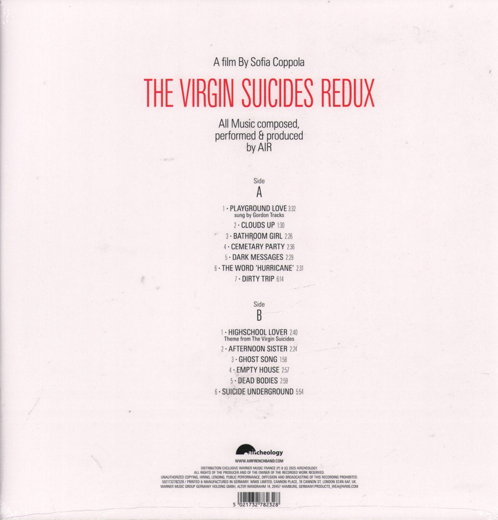 AIR - Virgin Suicides Redux - Lp