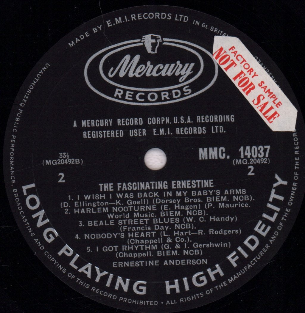 Ernestine Anderson - Fascinating Ernestine - Lp