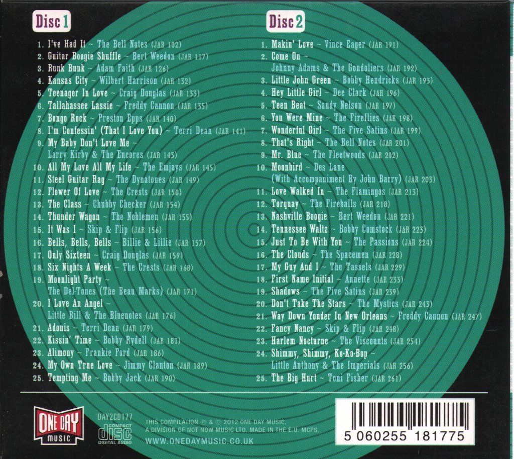Various Artists - Top Rank Story 1959 - Double Cd