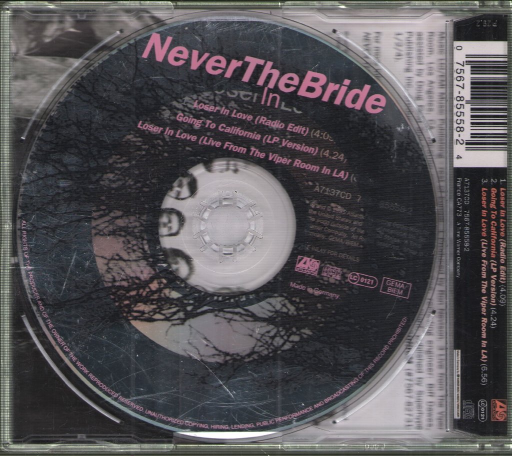Never The Bride - Loser In Love - Cd