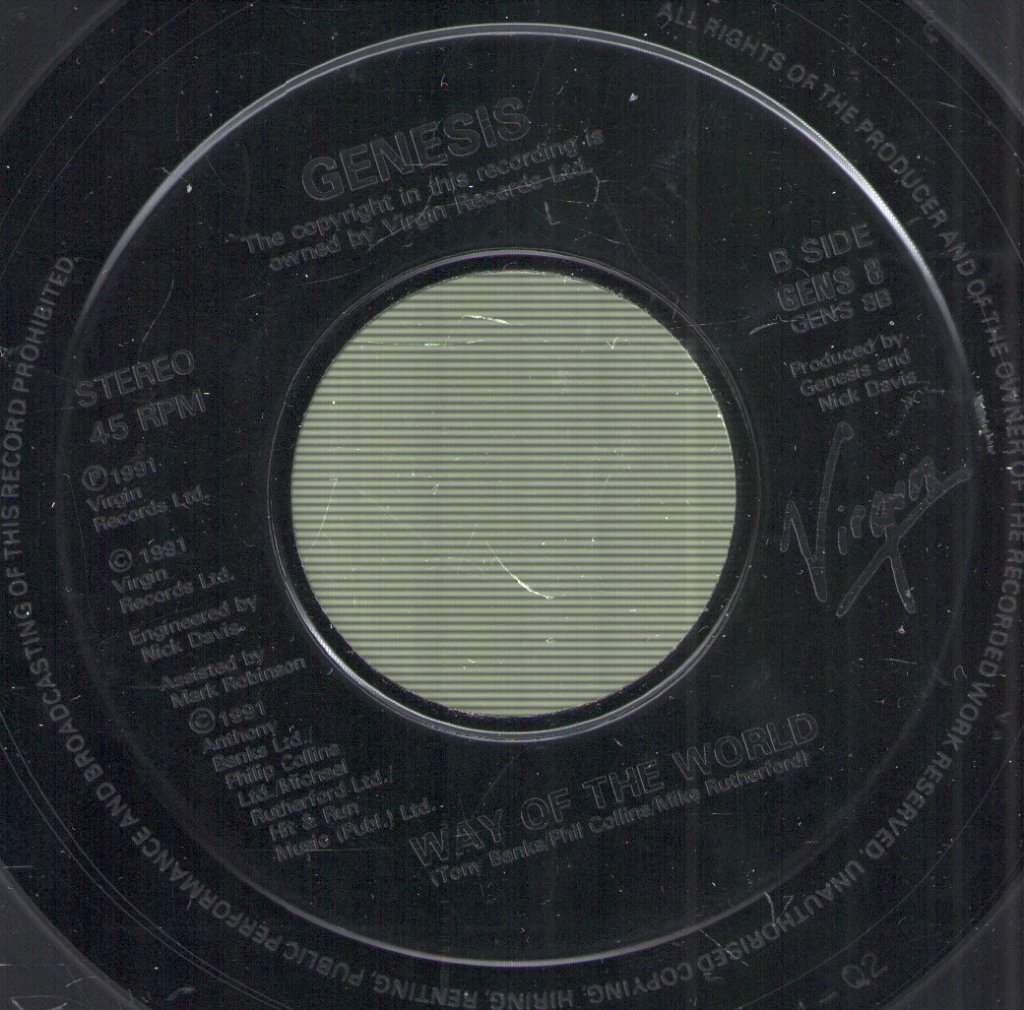 Genesis - Hold On My Heart - 7 Inch