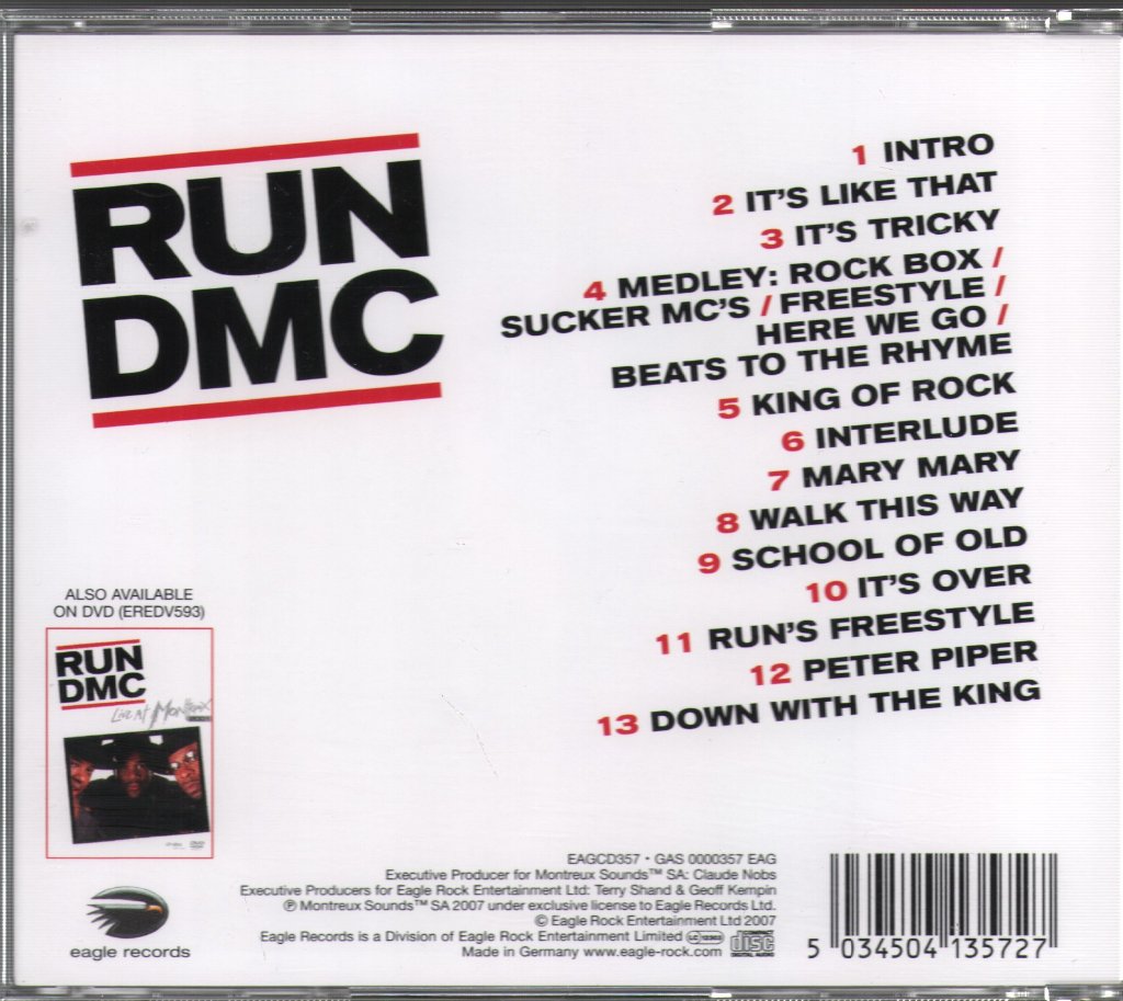Run-DMC - Live At Montreux 2001 - Cd