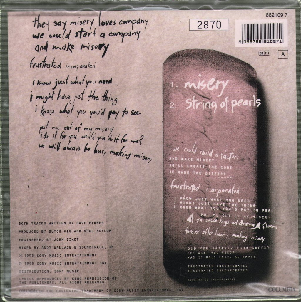 Soul Asylum - Misery - 7 Inch