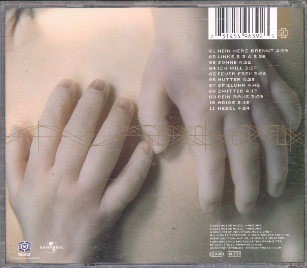 Rammstein - Mutter - Cd