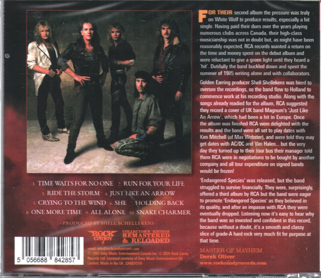 White Wolf - Endangered Species - Cd