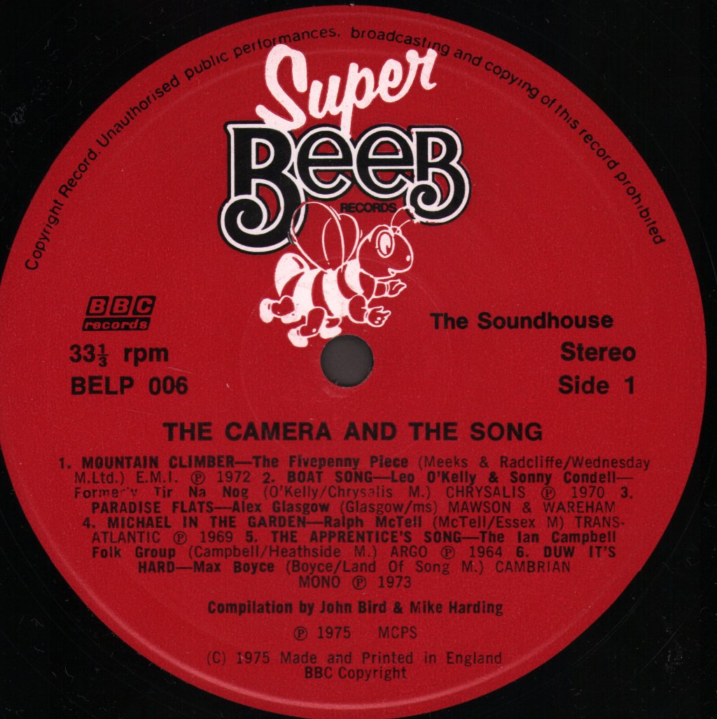 Various Artists - Camera And The Song - Lp