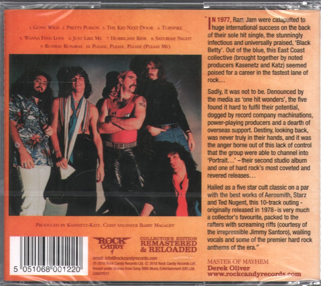 Ram Jam - Portrait Of The Artist As A Young Ram - Cd