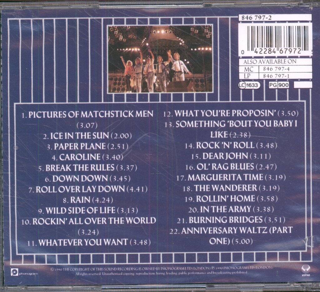 Status Quo - Rocking All Over The Years - Cd