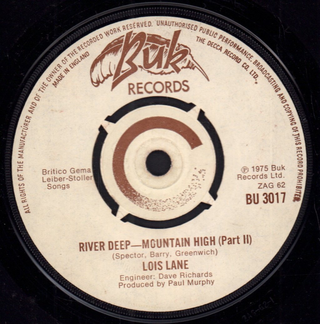 Lois Lane - River Deep - 7 Inch