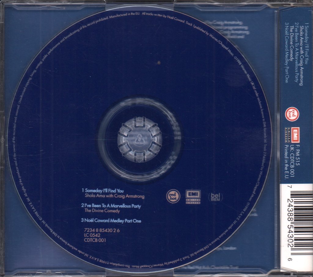 Shola Ama/Divine Comedy - Someday I'll Find You/I've Been To A Marvellous Party - Cd