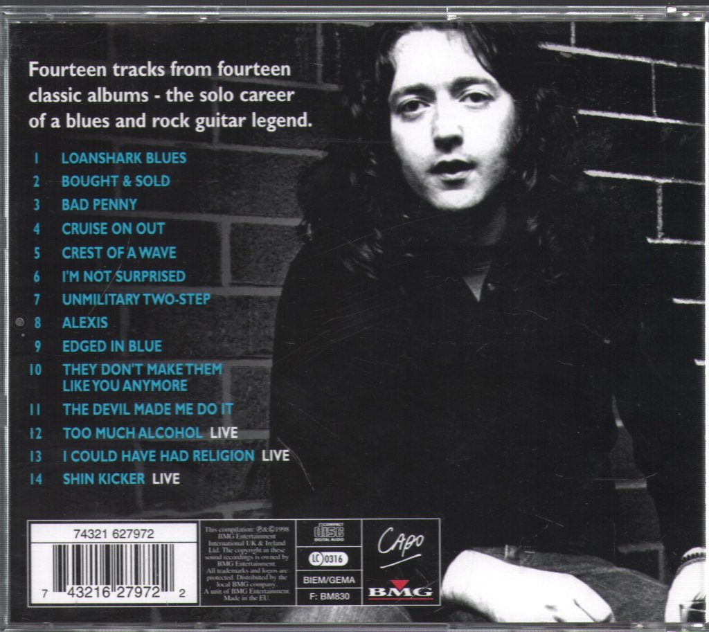 Rory Gallagher - Etched In Blue - Cd