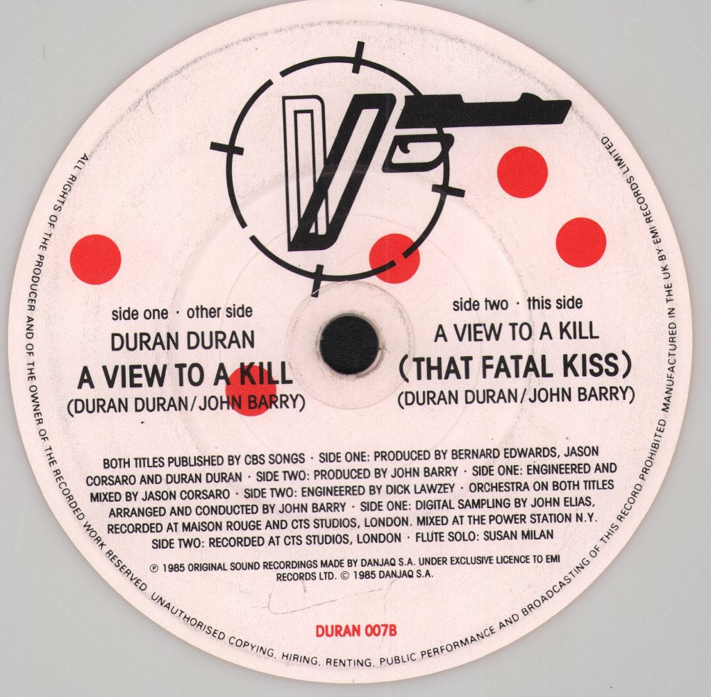 Duran Duran - A View To A Kill - 7 Inch