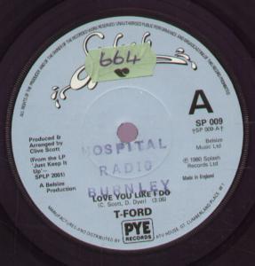 T-Ford - Love You Like I Do - 7 Inch
