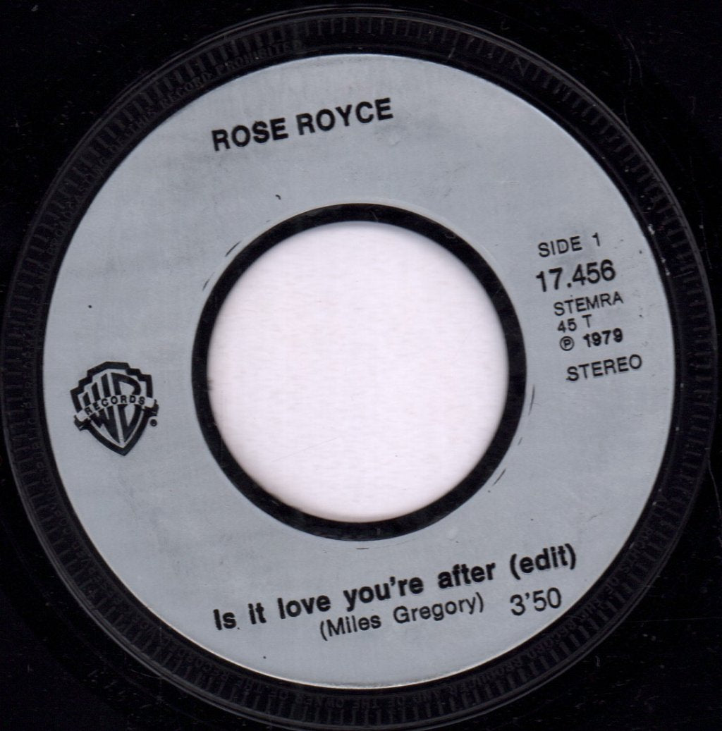 Rose Royce - Is It Love You're After - 7 Inch
