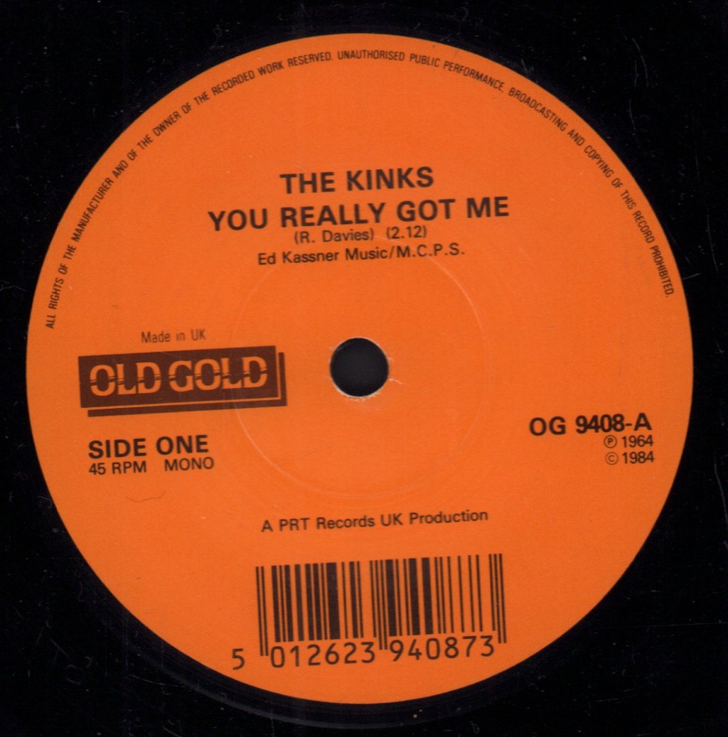 Kinks - You Really Got Me - 7 Inch