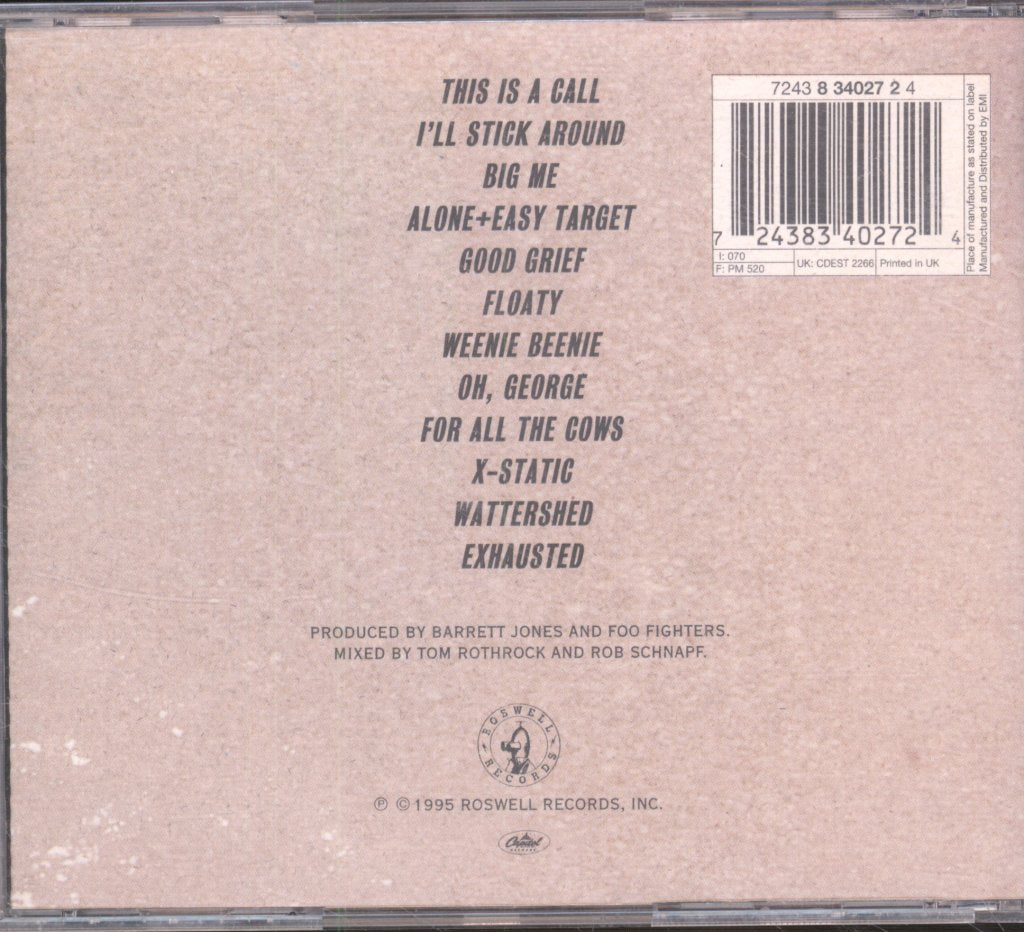 Foo Fighters - Foo Fighters - Cd