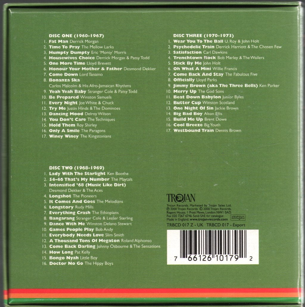 Various Artists - Trojan Jamaican Hits Box Set - Cd Set