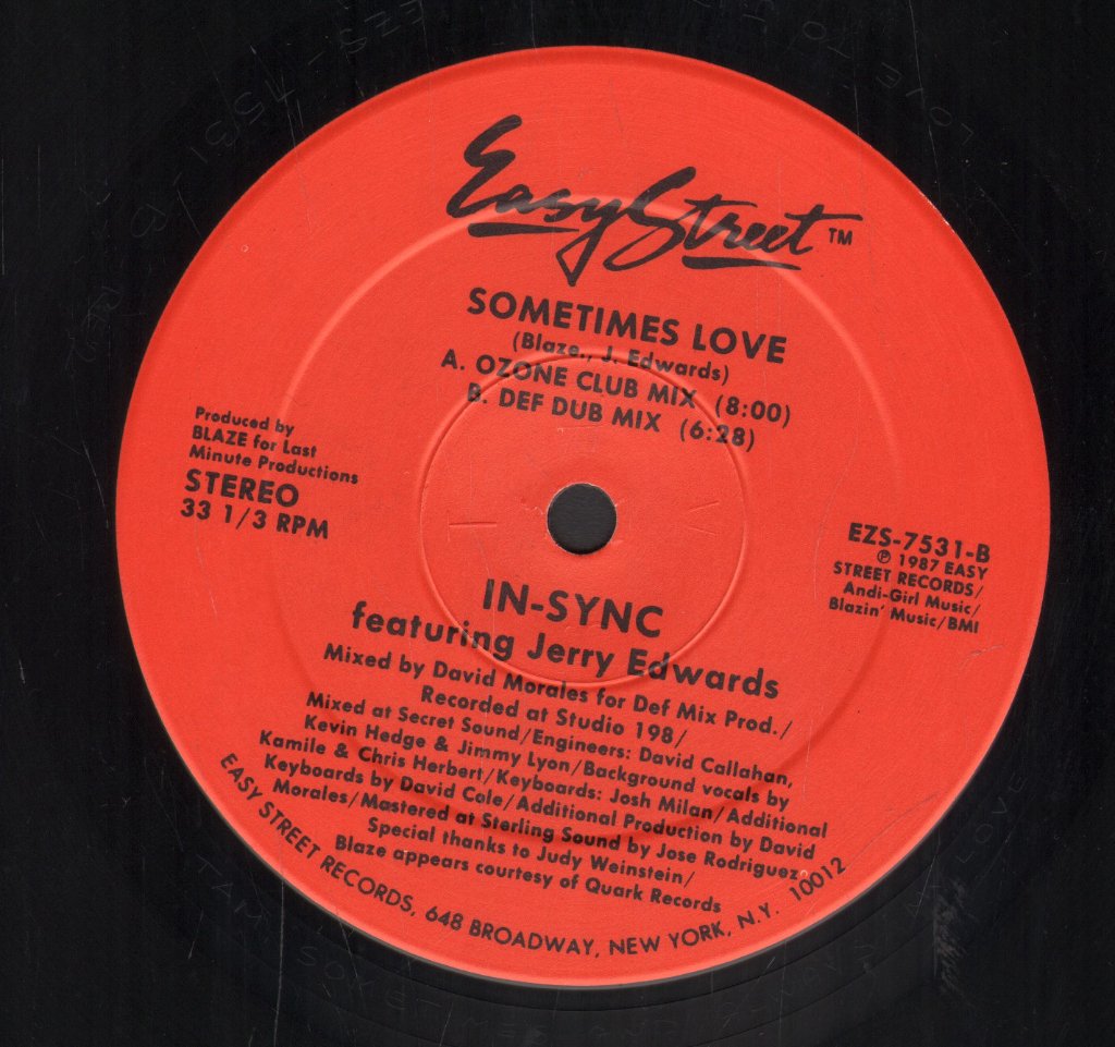 Insync - Sometimes Love - 12 Inch