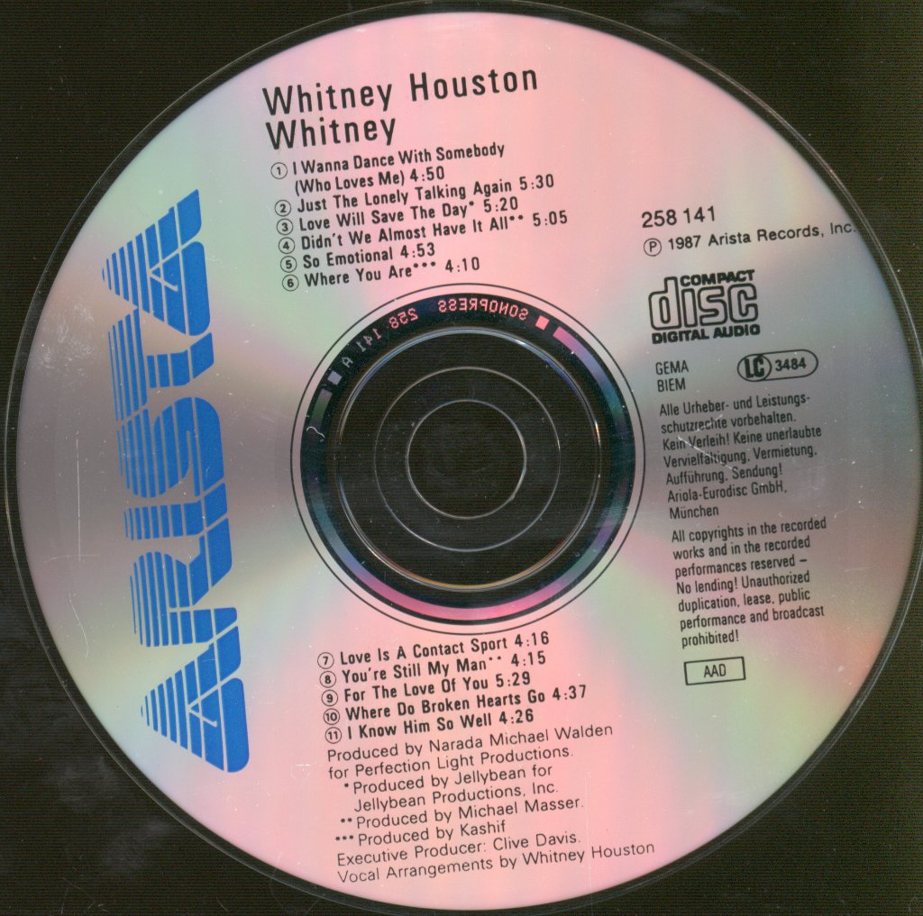 Whitney Houston - Whitney - Cd