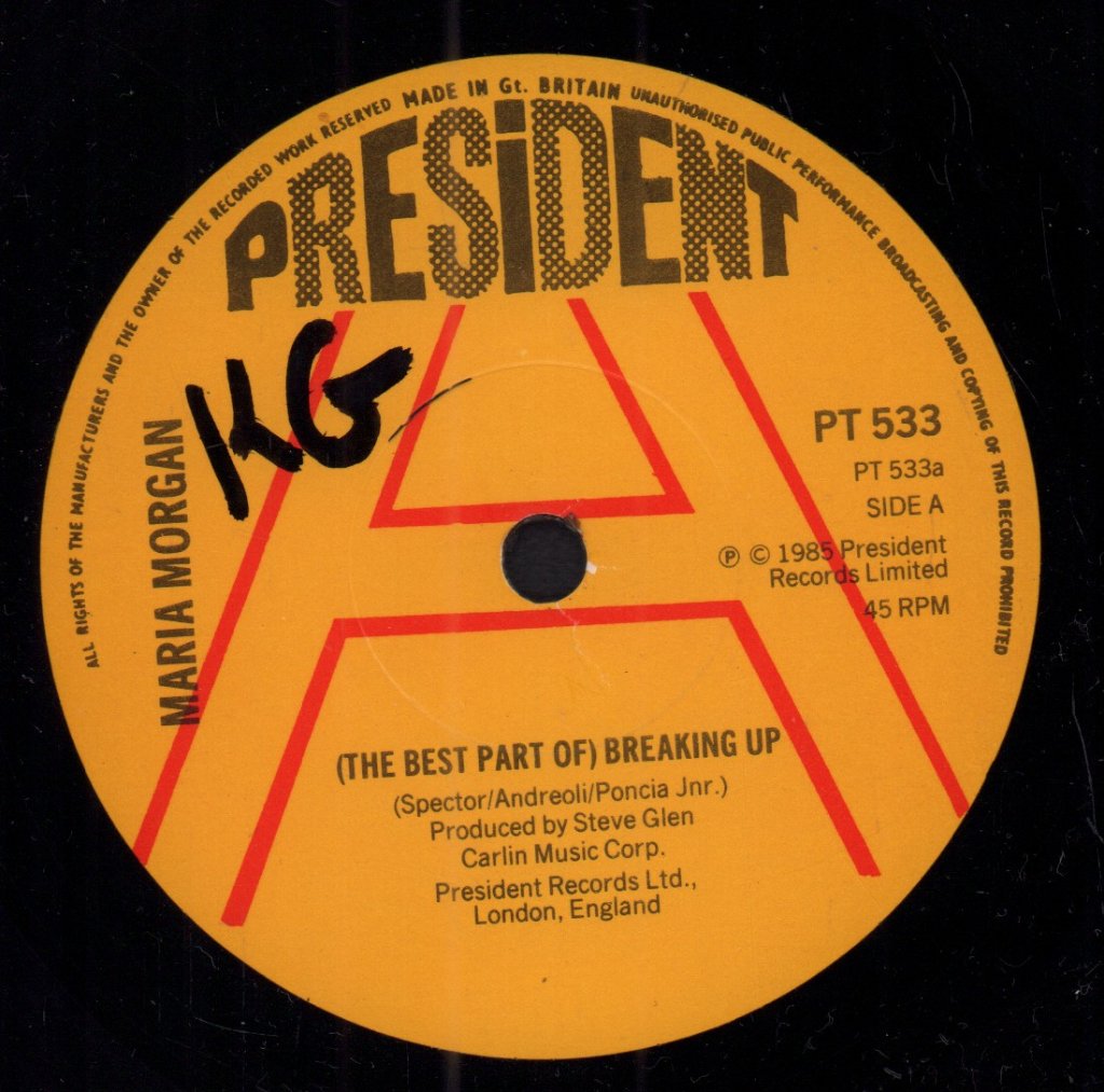 Maria Morgan - Best Part Of Breaking Up - 7 Inch