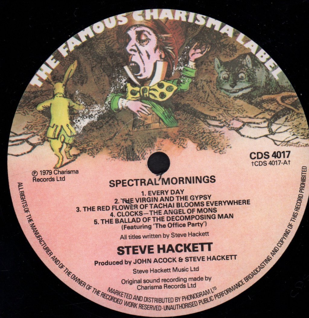 Steve Hackett - Spectral Mornings - Lp