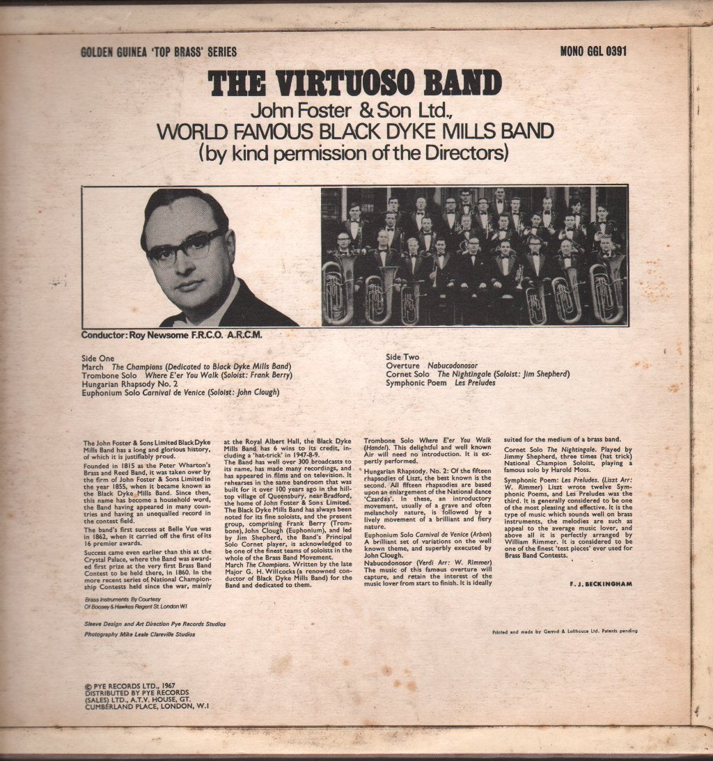Black Dyke Mills Band - Virtuoso Band - Lp