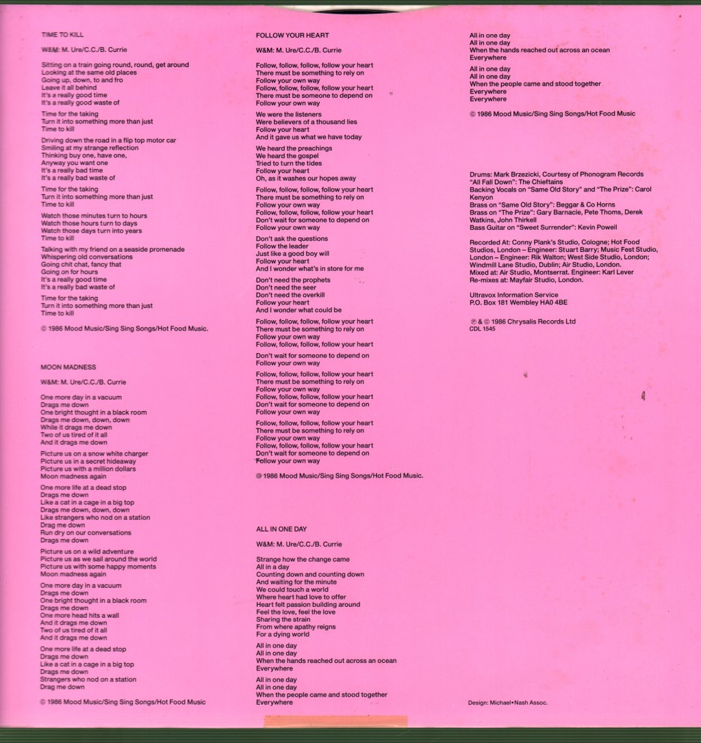 Ultravox - U-VOX - Lp