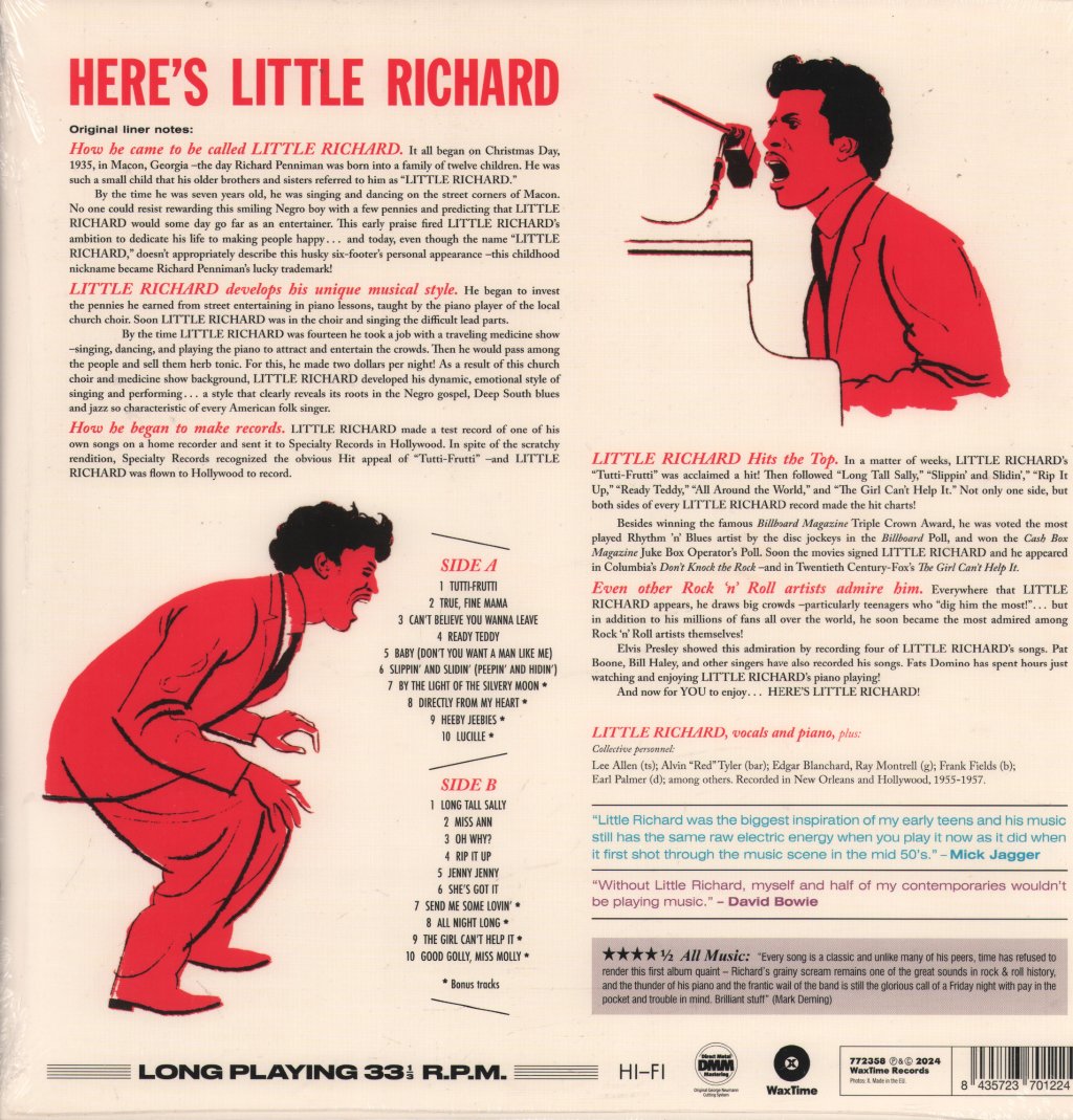 Little Richard - Here's Little Richard - Lp