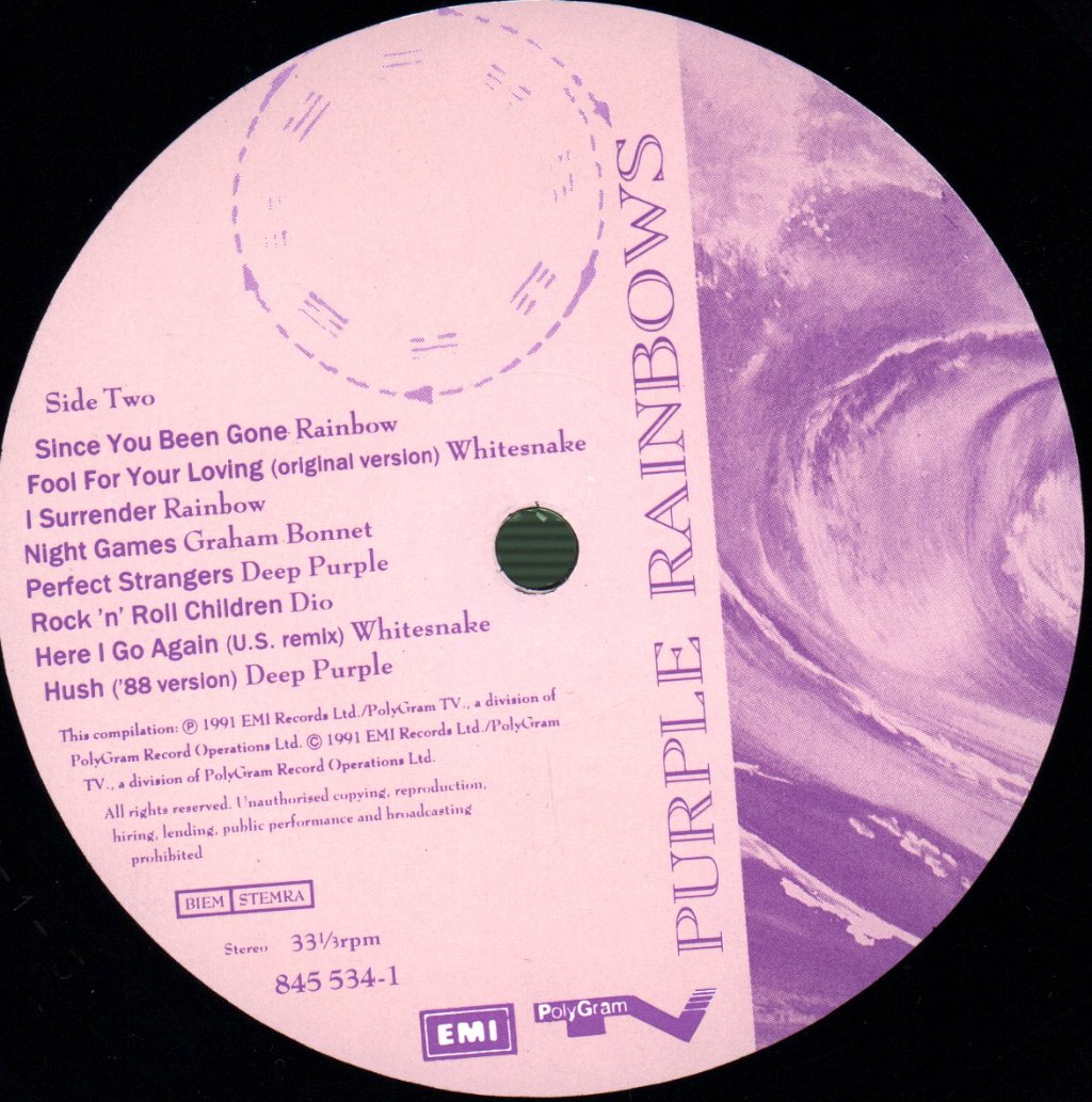 Various Artists - Purple Rainbows - Lp