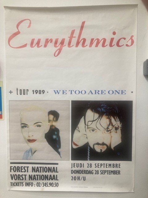 Eurythmics - Forest National 28 September 1989 - Poster