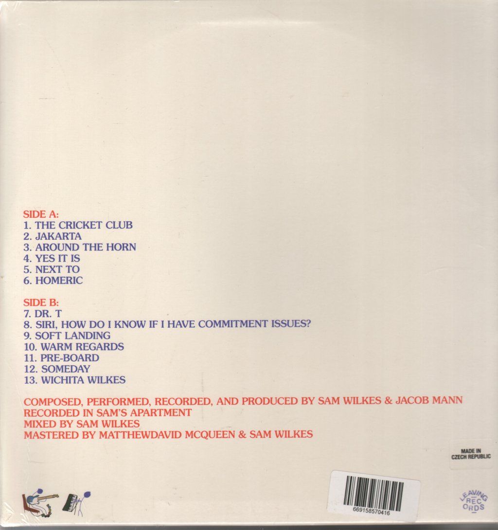 Sam Wilkes and Jacob Mann - Perform The Compositions Of Sam Wilkes & Jacob Mann - Lp
