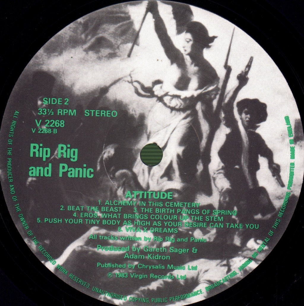 Rip Rig And Panic - Attitude - Lp