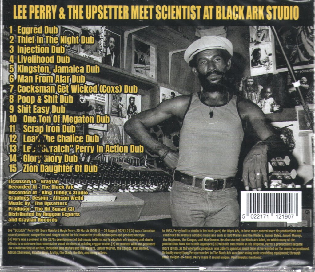 Lee Scratch Perry - Lee Perry & The Upsetter Meet Scientist At Black Ark Studio - Cd