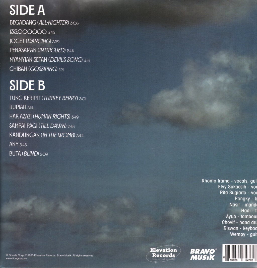 Rhoma Irama - Begadang: Soneta Group Best Songs 1975-1980 - Lp