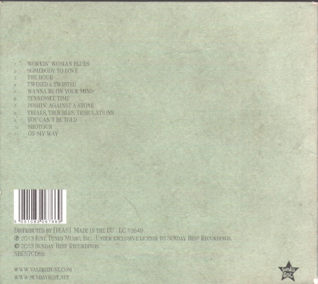 Valerie June - Pushin' Against A Stone - Cd